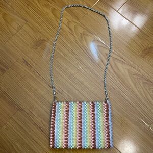 Crossbody beaded bag